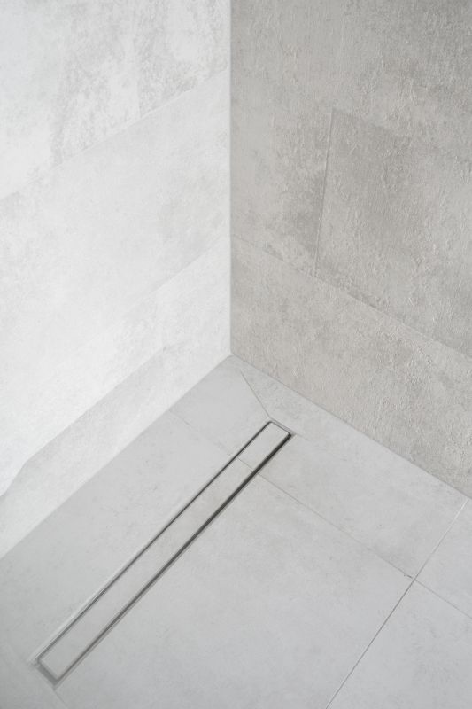 Linear Drain Shower Layout